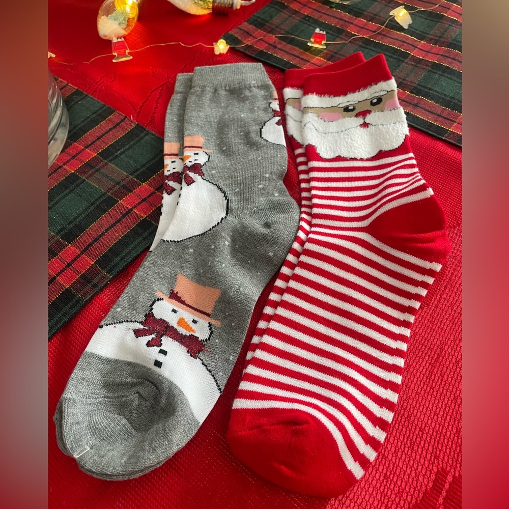 Christmas Socks Set 🎄⛄️ (please read description about size)